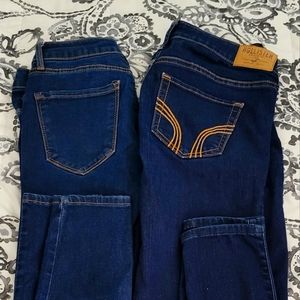 2 pair of jeans